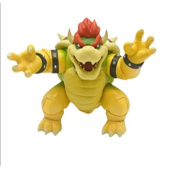 Super Mario Bros Movie Bowser Fire Breathing Figure 7" Jakks Nintendo *READ - Picture 12 of 12